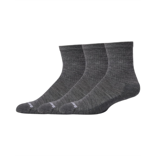 Mens Smartwool Everyday Solid Rib Crew 3-Pack