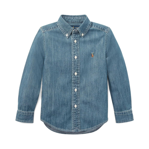 Polo Ralph Lauren Kids Cotton Chambray Shirt (Toddler/Little Kids)