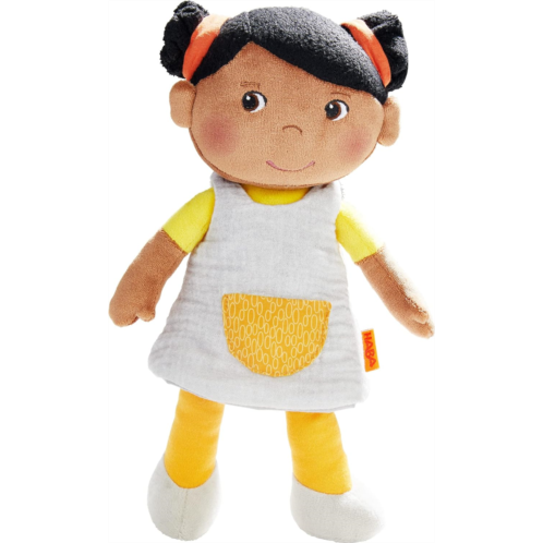HABA Snug Up Soft Doll Jada 11.5 with Black Hair - Machine Washable