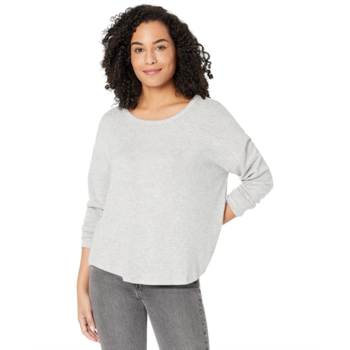 Womens Lucky Brand Cloud Jersey Long Sleeve Crew