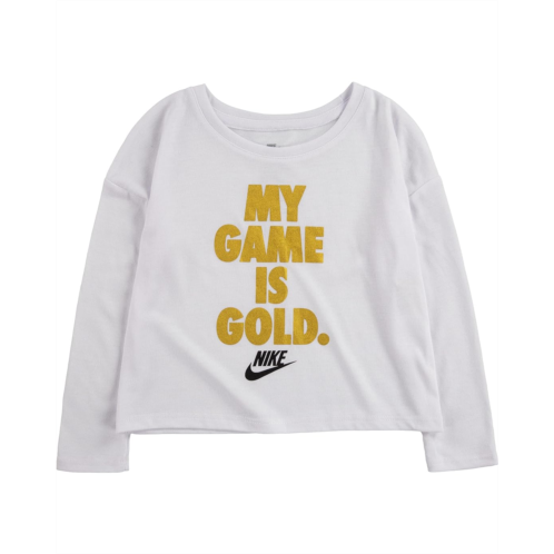 Nike Kids My Game Is Gold Long Sleeve Tee (Toddler)