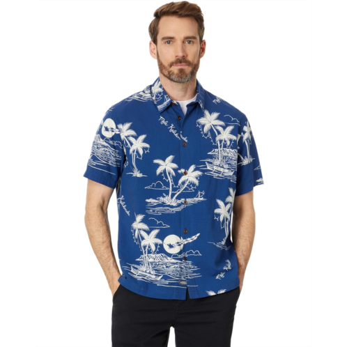 Mens Quiksilver Waterman Ahi Holiday Short Sleeve Woven