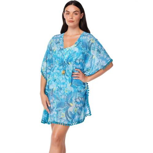 Bleu Rod Beattie Paradise Found Caftan Cover-Up