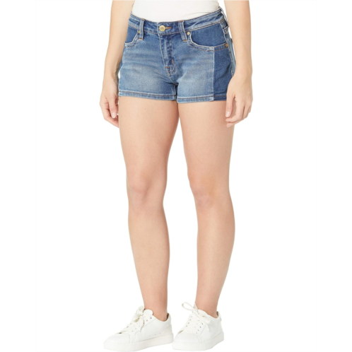 Rock and Roll Cowgirl Mid-Rise Denim Shorts in Medium Vintage 68M8200