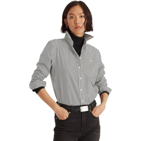 POLO Ralph Lauren Womens LAUREN Ralph Lauren Long Sleeve Button Front Shirt
