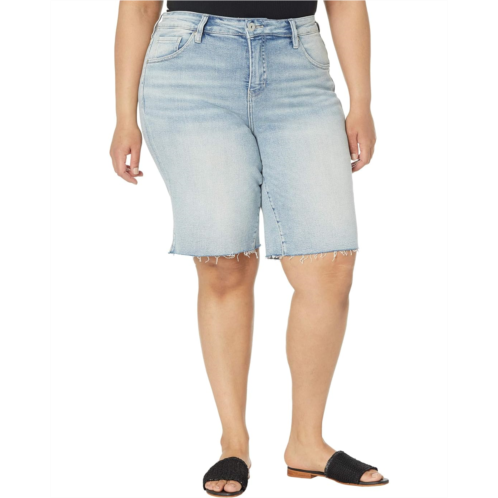 Jag Jeans Plus Size The City Shorts in High-Rise