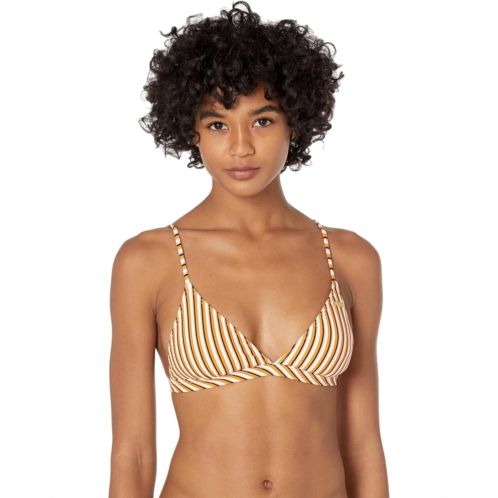 Roxy Printed Beach Classics Fixed Tri Bikini Top