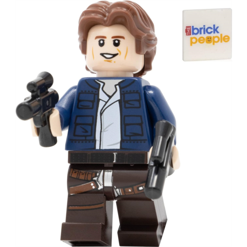 LEGO Star Wars: Han Solo Minifigure with Wavy Hair and Twin Pistols - from Slave One 20th Anniversary Set (75243)