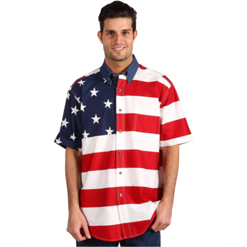 Roper Stars & Stripes Pieced Flag Shirt S/S
