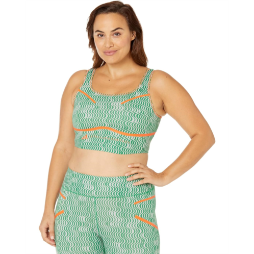 Womens adidas by Stella McCartney Plus Size Training Croptop Printed HI6037