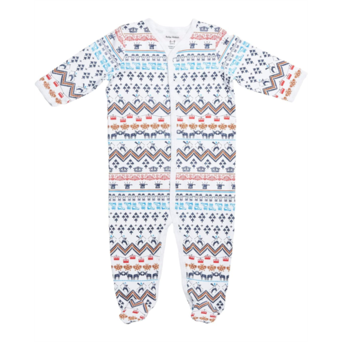 Roller Rabbit Kids Chalets Footie Pajamas (Infant)