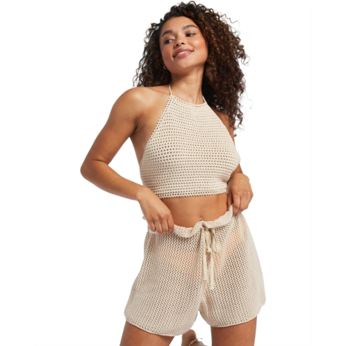 Womens Roxy Daydreamer Cropped Knit Halter Top