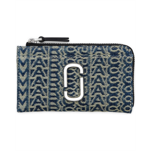 Marc Jacobs The Monogram Denim J Marc Top Zip Multi Wallet