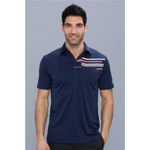 Under Armour Golf Broken Stripe Streak Polo