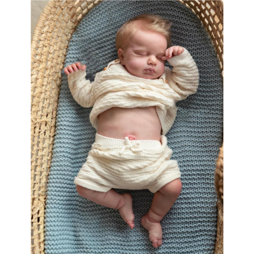 Zero Pam Reborn Baby Dolls Silicone Full Body Boy 45CM Realistic Baby Dolls That Look Real Anatomically Correct Baby Doll Lifelike Reborn Babies Loulou