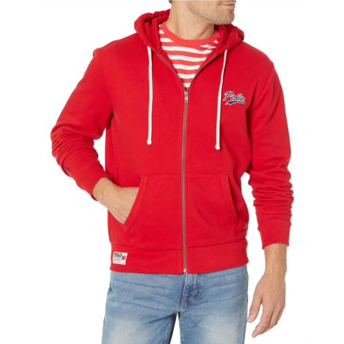 Mens Polo Ralph Lauren Stacked-Logo Fleece Full Zip Hoodie