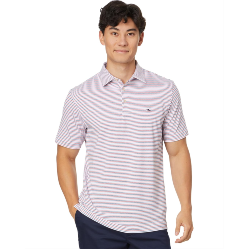 Mens Vineyard Vines Tri-Color Bradley Sankaty Polo