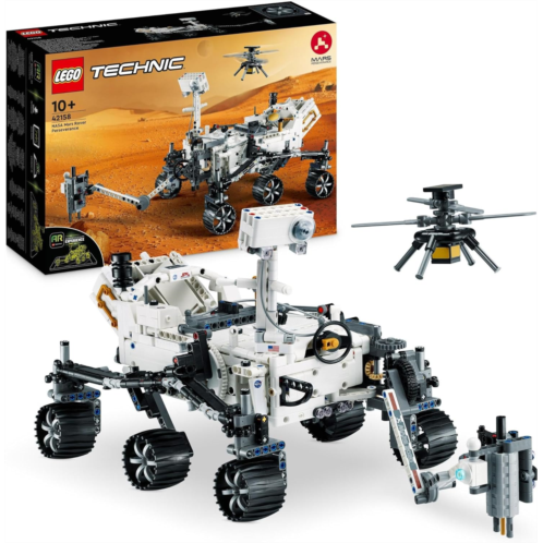 Lego Technic NASA Mars Rover Perseverance Advanced Building Kit for Kids Ages 10 and Up, NASA Toy with Replica Ingenuity Helicopter, Gift for Kids Who Love Engineering and Science