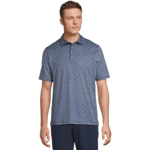 Mens Johnston & Murphy Xc4 Performance Cool Degree Tonal Geo Polo