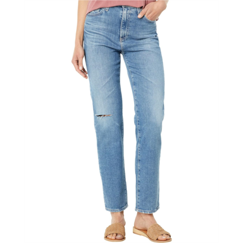 AG Jeans Phoebe High-Rise Vintage Taper Jeans in 13 Years Prodigy