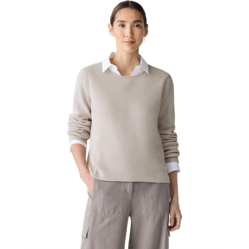 Womens Eileen Fisher Crew Neck Sweater