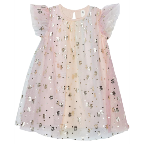 HUXBABY Angel Bear Flutter Sleeve Dress (Infant/Toddler)