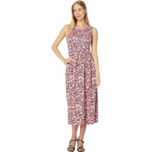 Womens Tommy Hilfiger Ditsy Floral Smocked Tier Dress