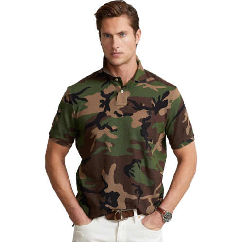 Mens Polo Ralph Lauren Classic Fit Camo Mesh Polo Shirt