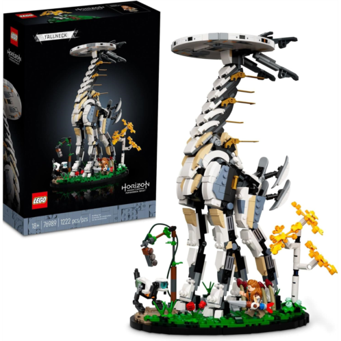 LEGO Horizon Forbidden West: Tallneck 76989 Building Set - Aloy Minifigure & Watcher Figure, Featuring Minifigure Accessories from The Game, Collectible Gift Idea for Teens, Adults