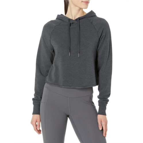 Tasc Performance Varsity French Terry Crop Hoodie