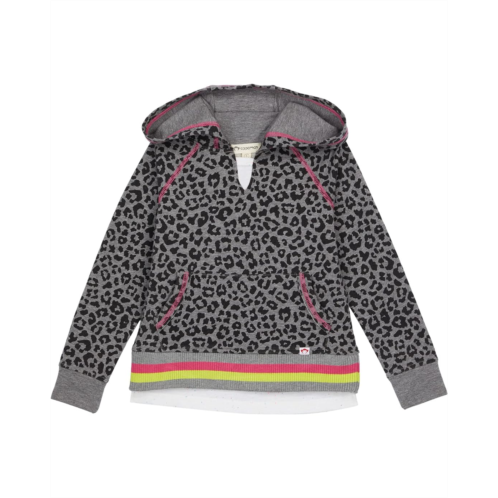 Appaman Kids Fiona Cheetah Print Hoodie w/ Front Pockets (Toddler/Little Kids/Big Kids)