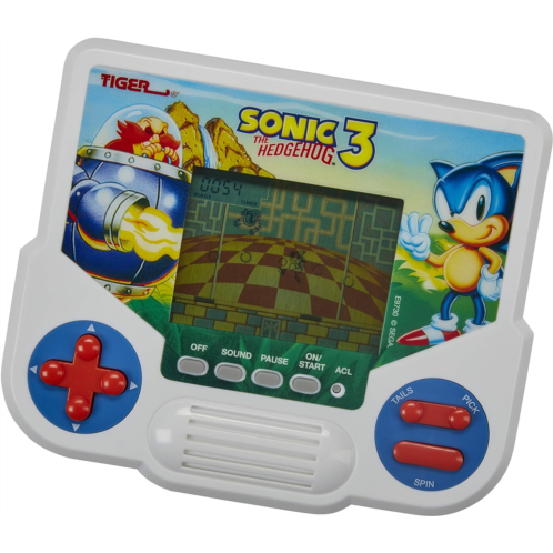 Hasbro Games Hasbro Gaming Tiger Sonic The Hedgehog 3 Electronic LCD Video Game, Retro-Inspired Edition, Handheld 1-Player, Ages 8 and Up