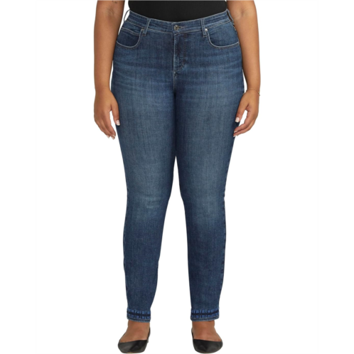 Womens Jag Jeans Plus Size Ruby Mid-Rise Straight Leg Jeans