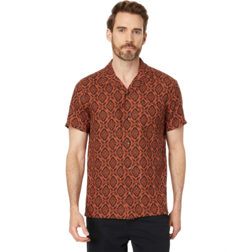 Mens Pendleton Linen Camp Shirt Short Sleeve