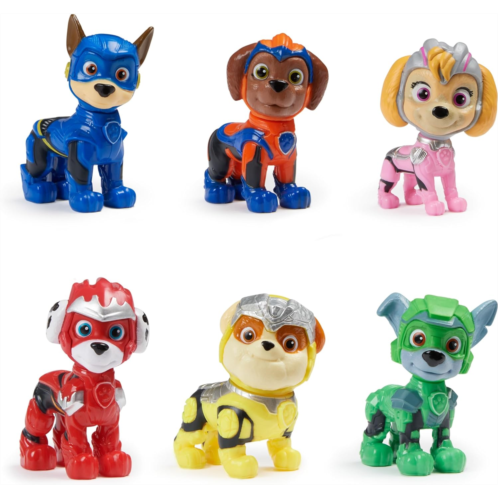 Paw Patrol: The Mighty Movie, Toy Figures Gift Pack, with 6 Collectible Action Figures, Kids Toys for Boys and Girls Ages 3 and up