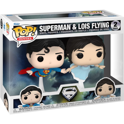 Funko Pop! DC Superman and Lois Lane Flying Exclusive 2 Pack Figures