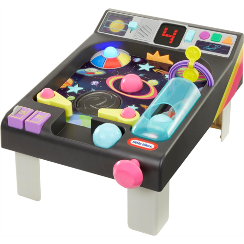 Little Tikes Old School My First Pinball Activity Table, Letters, Numbers, Planets, Counting, Sounds, Learning, Lights, Retro, Preschool Toy for Toddlers Girls Boys Ages 12 months,