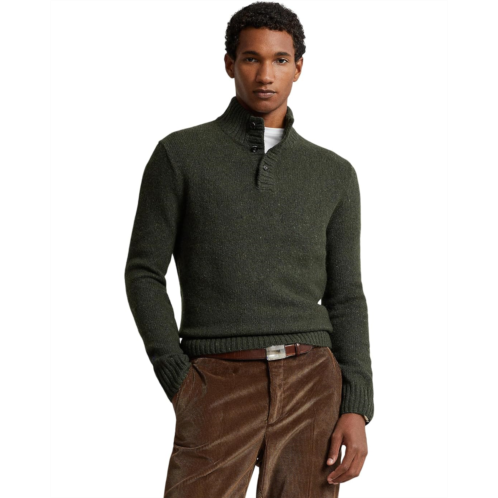 Mens Polo Ralph Lauren Wool-Blend Mockneck Sweater