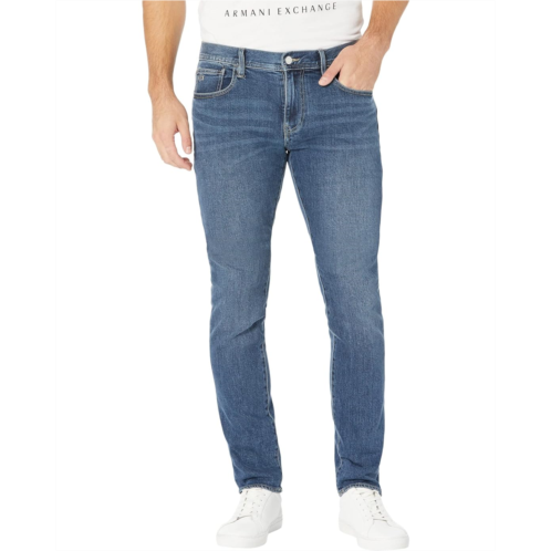 Mens Armani Exchange Slim Fit Five-Pocket Jeans