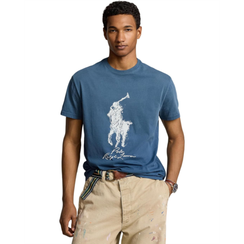 Mens Polo Ralph Lauren Classic Fit Big Pony Jersey T-Shirt