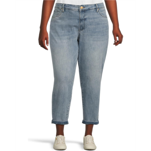 Womens KUT from the Kloth Sienna Baggy Boyfriend Crop Roll Up Reg Hem