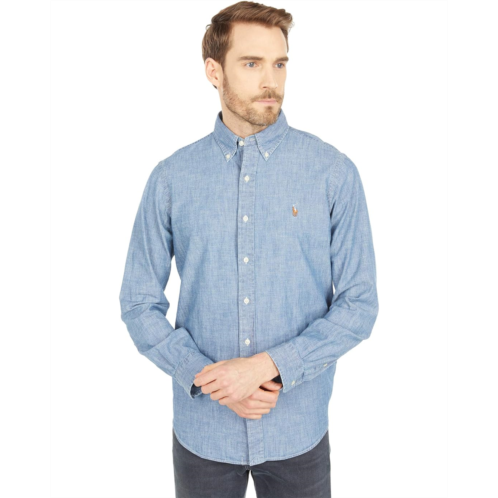 Mens Polo Ralph Lauren Classic Fit Indigo Chambray Shirt