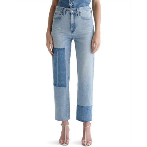 Womens AG Jeans Brinley Mid-Rise Straight in Carpinteria