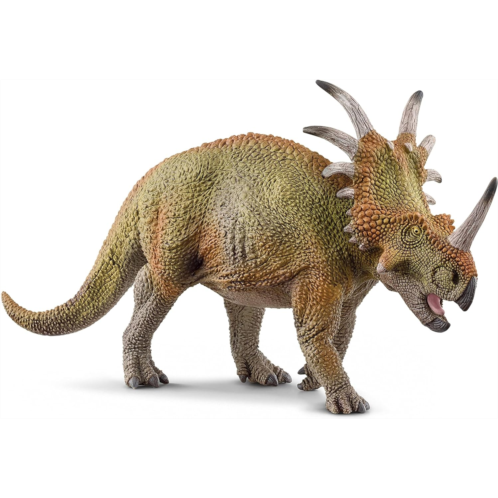 Schleich Dinosaurs, Realistic Dinosaur Toys for Boys and Girls, Styracosaurus Toy Figurine, Ages 4+