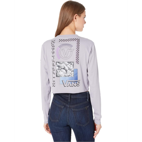 Vans Community Collage Long Sleeve Crop Tee