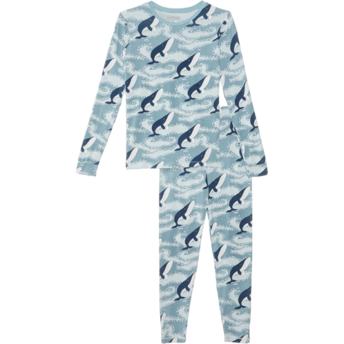 Kickee Pants Kids Print Long Sleeve Pajama Set (Big Kids)