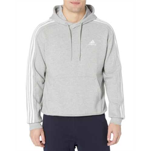 Mens adidas Essentials French Terry 3-Stripes Pullover Hoodie