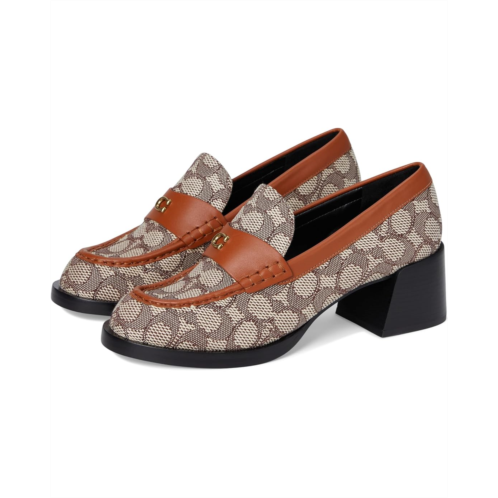 Womens COACH Natalie Loafer In Signature Textile Jacquard