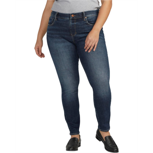 Womens Jag Jeans Plus Size Maya Mid-Rise Skinny Leg Jeans