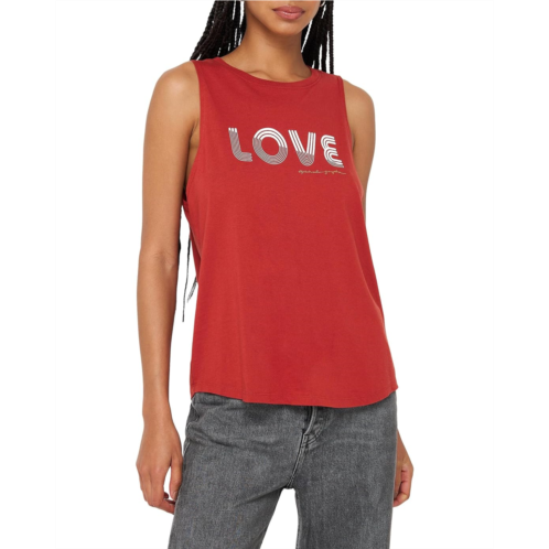 Womens Spiritual Gangster MOVE WITH LOVE JADE TANK